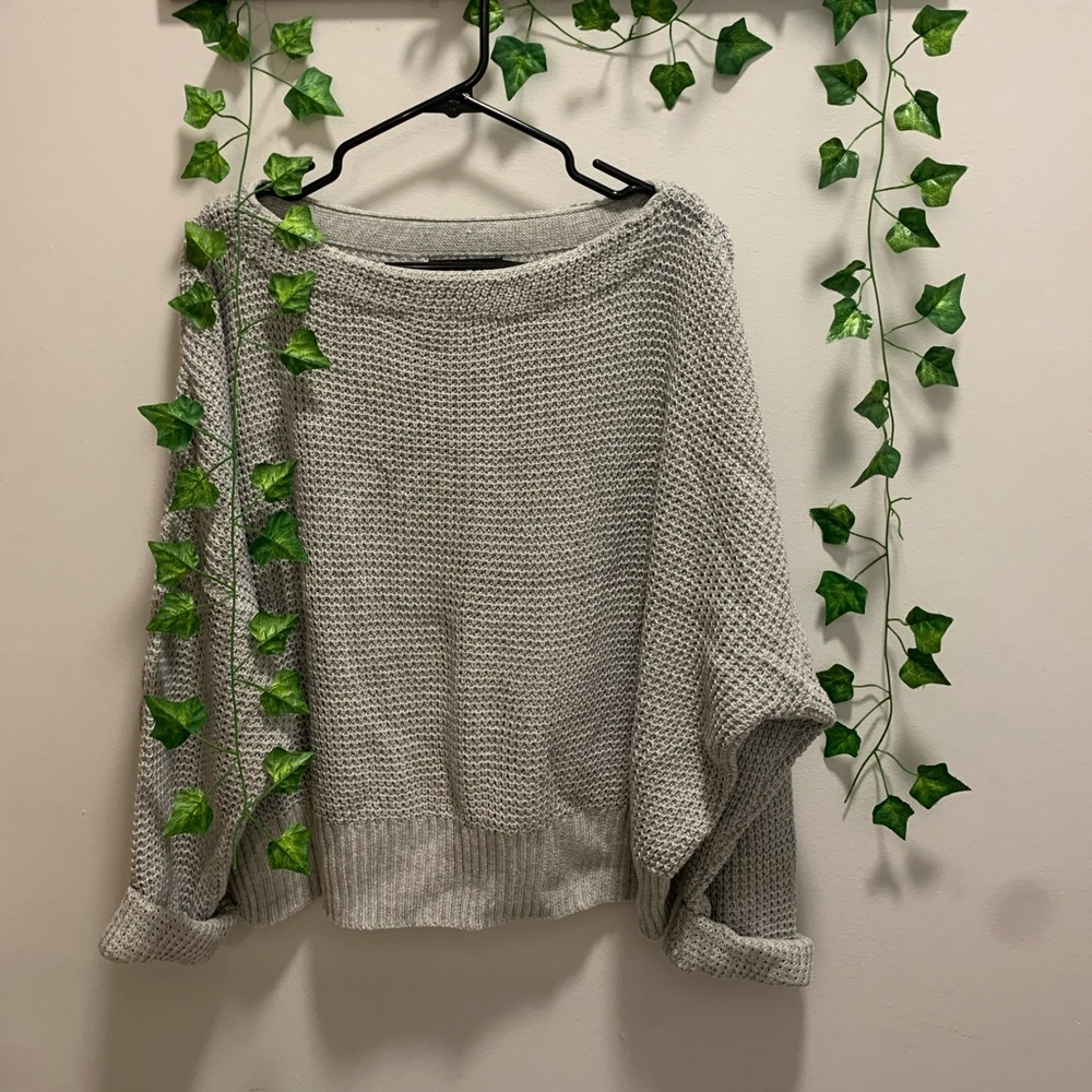 Grey tunic oversized